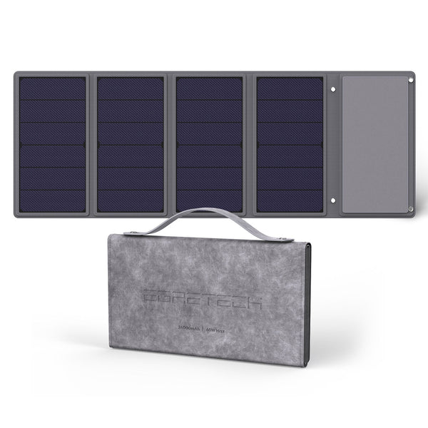 EGRETECH 24W/24000mAh Solar Power Bank with 88.8W Battery